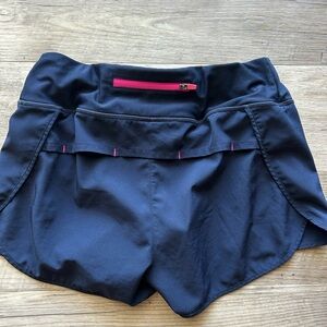 MPG Sport Running Shorts Navy Pink Liner XS